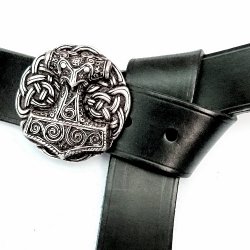 Larp-Belt with Mjoelnir-Buckle