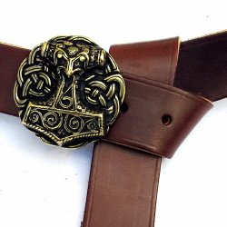 Larp-Belt with Mjoelnir-Buckle