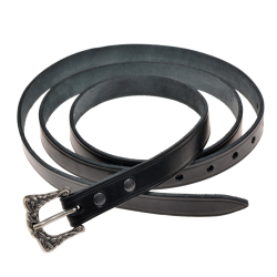 Anglo-Saxon belt - black / silver