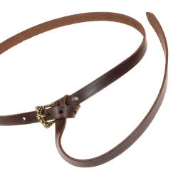 Anglo-Saxon belt - brown / brass