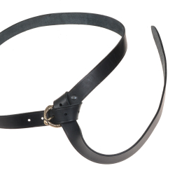 Wikinger-G�rtel - schwarz / silber