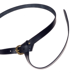 Wikinger-G�rtel - schwarz / messing