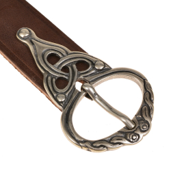 Wikinger-G�rtel - braun / silber