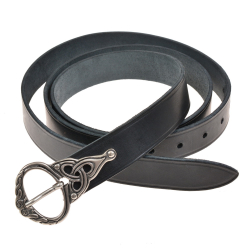 Wikinger-G�rtel - schwarz / silber