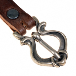 Wikinger Rus-G�rtel - braun / silber