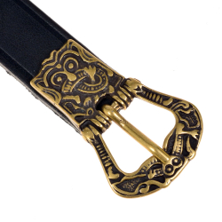 Wikinger-G�rtel - schwarz / messing