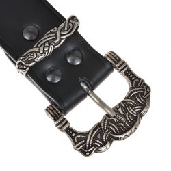 Wikingerg�rtel - schwarz / silber