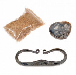 Firesteel, flint and tinder