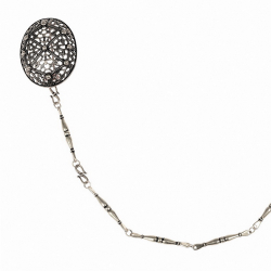 Viking brooch with stave chain