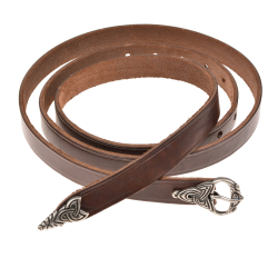 Wikinger-G�rtel - braun / silber