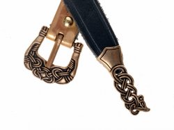 Birka belt with strap end