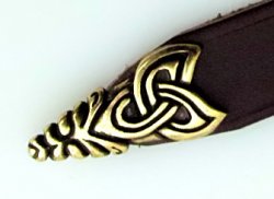 Viking belt strap end fitting