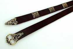 Viking belt with ornate fittings