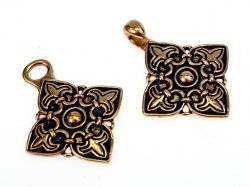 Kaftan clasp of the Rus - opened