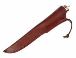 Sax in leather sheath