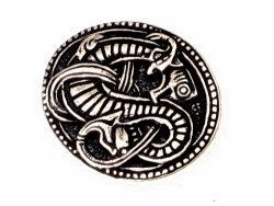 Oval Viking mount - silver