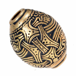 Viking bead replica - bronze