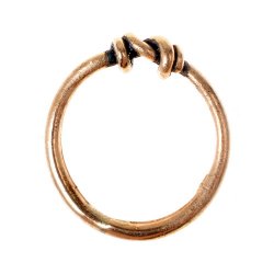 Knotted Viking ring - bronze