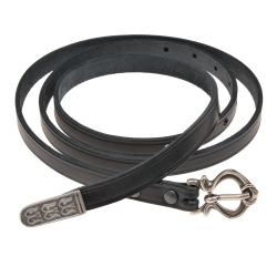 Viking Rus belt - black / silver