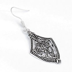 Viking age earrings - bronze