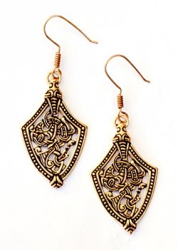 Viking style earrings