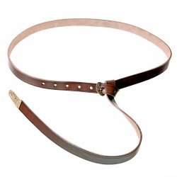 Viking leather belt - wrapped