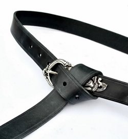 Viking-Era belt - black