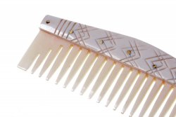 Viking bone comb - detail