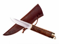 Viking knife with sheath