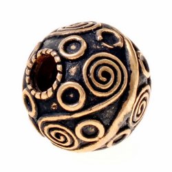 Viking bead replica - bronze