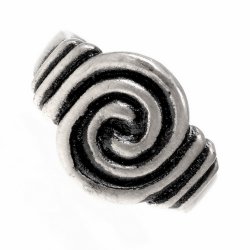 Anglo-Saxon ring - silver plated