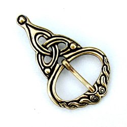 Viking buckle - brass colour