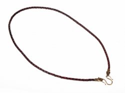 Viking leather chain - brown