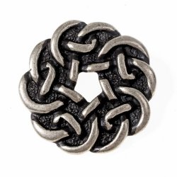 Celtic knot stud - silver