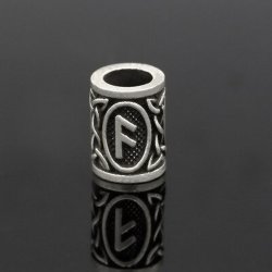 Rune beard bead Ansuz