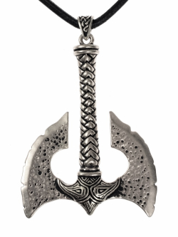 Zwergenaxt-Anhnger - Silber
