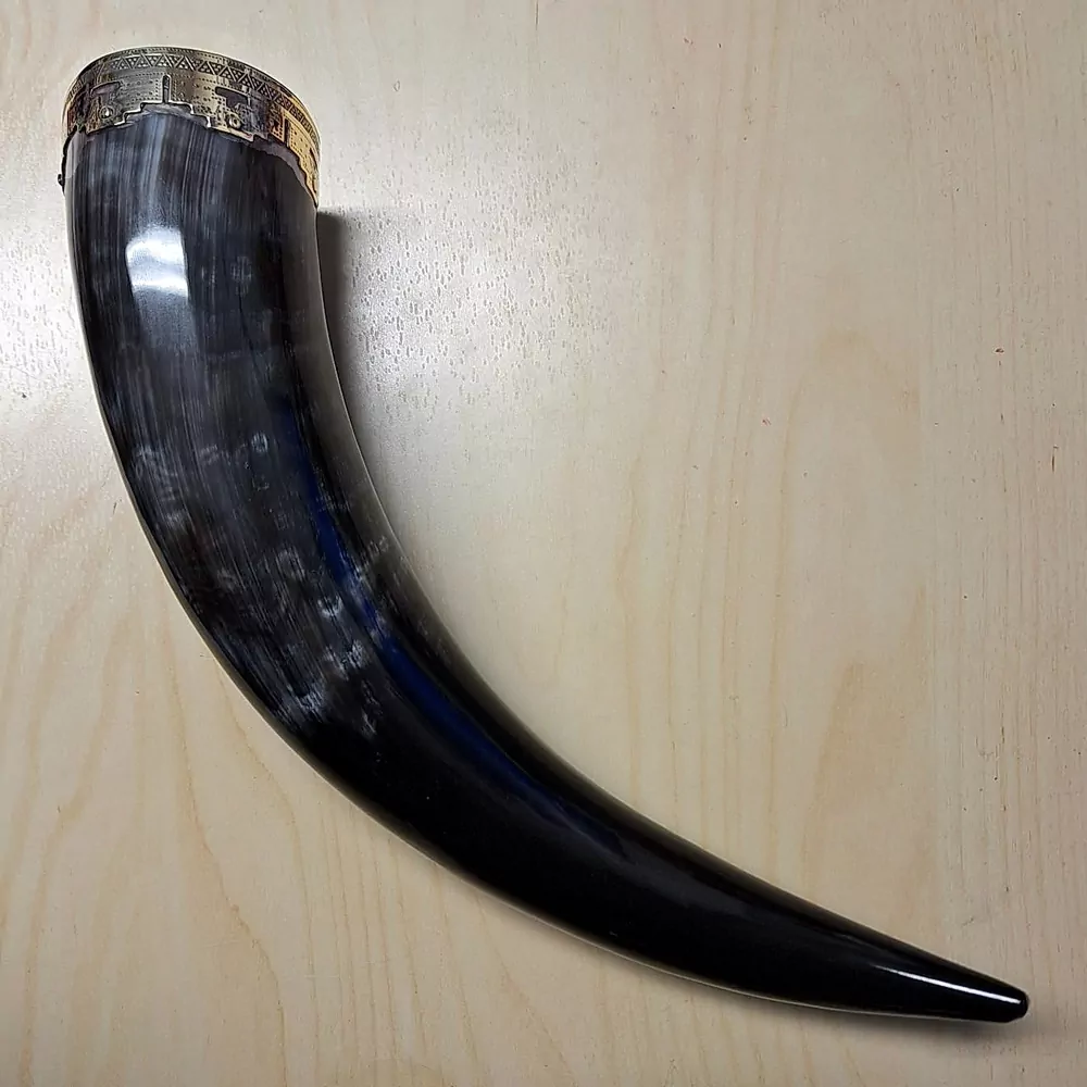 Viking Drinking Horn With Rim Fitting 0.5 l PERA PERIS Shop