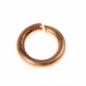 Extra small jump ring - bronze