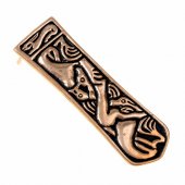 Avar strap end replica - bronze