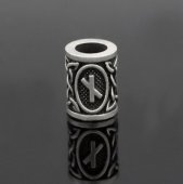 Rune beard bead Naudiz