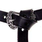 Viking belt from Birka - black