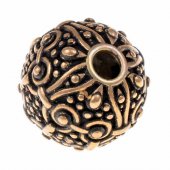 Viking bead replica of bronze