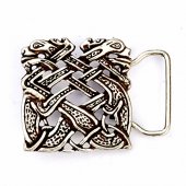 Buckle-Schnalle Keltische Hunde