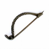 Celtic iron bow brooch