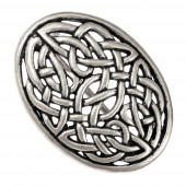 Celtic brooch - silver plated