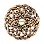 Celtic Mandala brooch - bronze