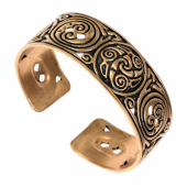 Armreif keltische Spiralen - Bronze