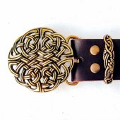 Celtic knot buckle belt