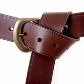 Medieval crussader belt - brown