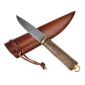 Wikingermesser Damaststahl